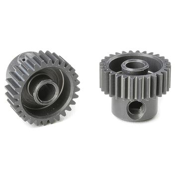 Corally 64 Dp Pinion Short Hard Anodised Al7075 28 Teeth Shaft Dia. 3.17mm