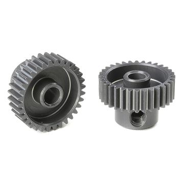 Corally 64 Dp Pinion Short Hard Anodised Al7075 32 Teeth Shaft Dia. 3.17mm