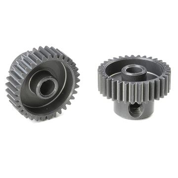 Corally 64 Dp Pinion Short Hard Anodised Al7075 33 Teeth Shaft Dia. 3.17mm