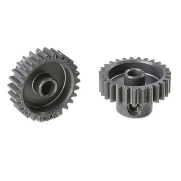 Corally 48 Dp Pinion Short Hard Anodised Al7075 27 Teeth Shaft Dia. 3.17mm