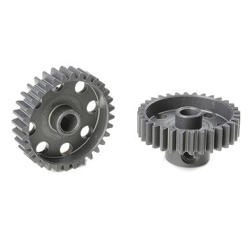 Corally 48 Dp Pinion Short Hard Anodised Al7075 32 Teeth Shaft Dia. 3.17mm