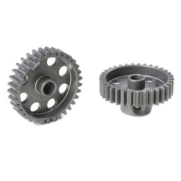 Corally 48 Dp Pinion Short Hard Anodised Al7075 33 Teeth Shaft Dia. 3.17mm