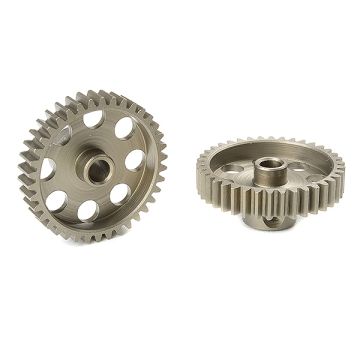 Corally 48 Dp Pinion Short Hardened Steel 38 Teeth Shaft Dia. 3.17mm