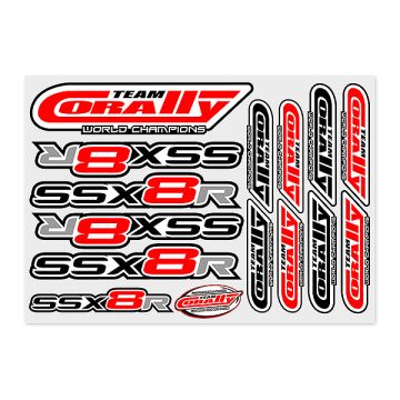 Corally Stickersheet Ssx8r Precut 210x148mm 1 Pc
