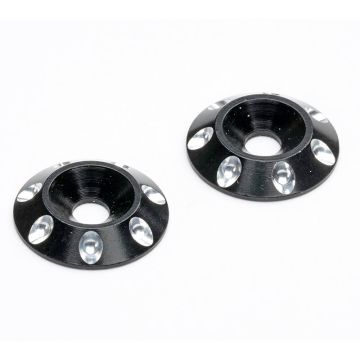 Centro 1/10th Wing Washers - Black