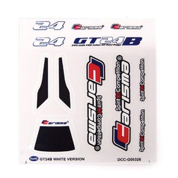 Carisma GT24B Ch/Ps Edition Decal Sheet