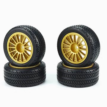 Carisma M48S Tarmac Spec Tires Set ( Mounted)