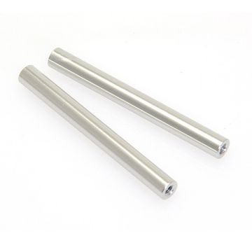 CEN Racing M3x57mm Threaded Aluminium Link (Silver Anodized) , 2pcs