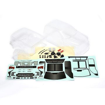 CEN Racing Ford F-450 SD Complete Body Set w/ Light Bucket ( Clear)