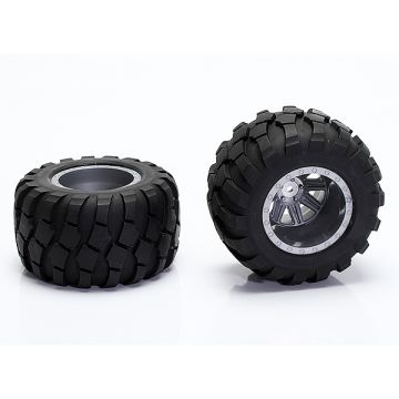 CEN Racing Wheel & Tire Glued (Grey)