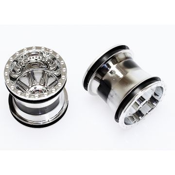 CEN Racing Monster Truck Wheel (Chrome) 2.2 X 2.4"