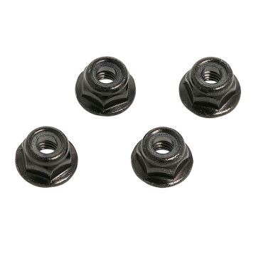 CEN M4 Ri+B427bbed Flange Lock Nut (4pcs)
