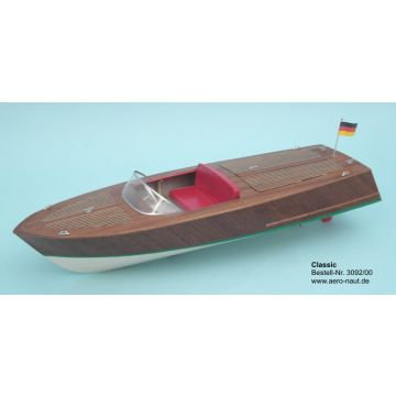 Aero-Naut Classic Sport Radio Control Power Boat Wooden Kit 