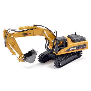 Huina 1:50 Diecast Excavator Digger Static Display Model