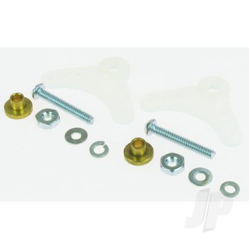 Dubro DB167 90deg Nylon Bellcrank Assemblies (2pcs) Hardware for RC Model Aircraft