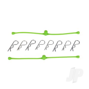 Dubro DB2253 Body Clip Retainer (Lime Green) For RC Model Car 