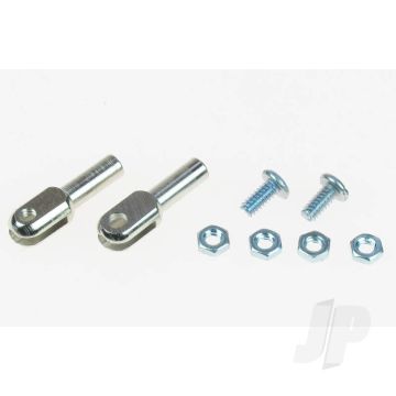 Dubro DB302 4-40 Steel Rod Ends (2pcs) Hardware for RC Model Aircraft