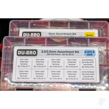 Dubro Metric Hardware Kit Bundle (2 Boxes) For RC Model Planes