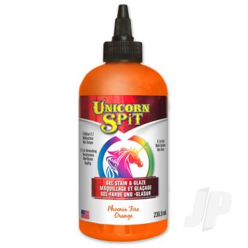 Unicorn Spit Phoenix Fire Orange (236.5ml) Paint Stain Glaze in One!