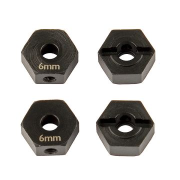 Element RC Ft Enduro Wheel Hexes, 6mm, Steel