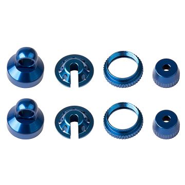 Element RC Enduro Shock Parts, Blue Aluminum