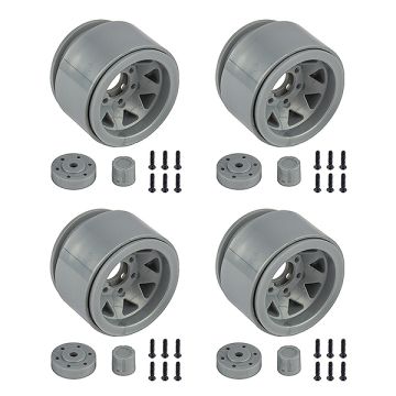 Element RC Enduro Trigon Wheels 1.55in Silver