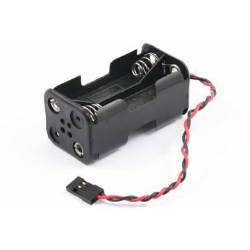 4 AA Receiver Battery Case Box with Futaba Plug for Radio Control Models