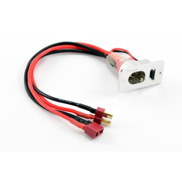 Etronix Military Grade Aluminium Alloy Power Switch Panel with Deans Plugs