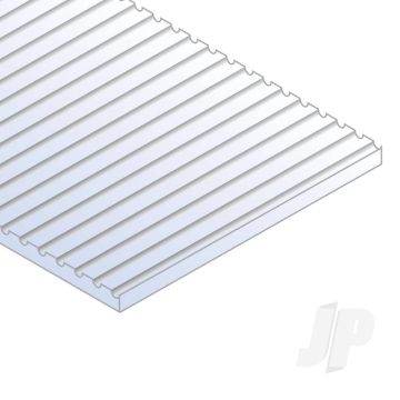 Evergreen 6x12in (15x30cm) HO-Scale Car Siding Plastic Sheet .040in (1.0mm) Plastic Sheet