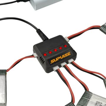 Volantex Supulse 5-In-1 USB 1s 3.7v Micro 5-Port Lipo Charger