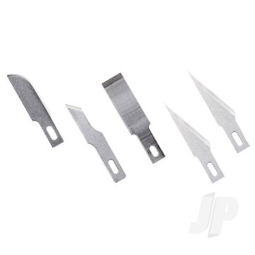 Excel Assorted Light Duty Blades (#10, #16, #17, 2x #11),Shank 0.25" (0.58 cm) (5pcs)