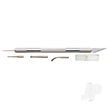 Excel Double Ended Chuck and Safety Cap (Hobby Awl, 3 Burnisher Tips, #11 Blade)