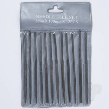 Excel 4in (10.1cm) Assorted Mini Files, Cut #2 (12pcs)