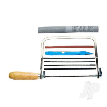 Excel Model Builders Coping Saw Set with File Tool Kit