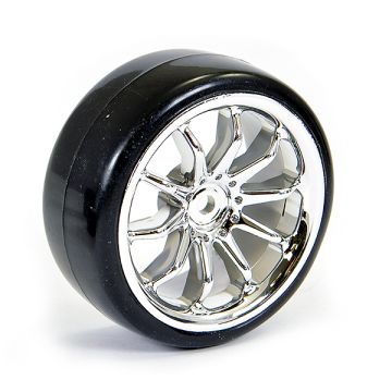 FASTRAX 1/10 STREET/DRIFT 10SP SCALE WHEEL & V2 TYRE