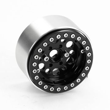 Fastrax Aluminium Beadlock T12 1.9" Wheels - Black (4pc)