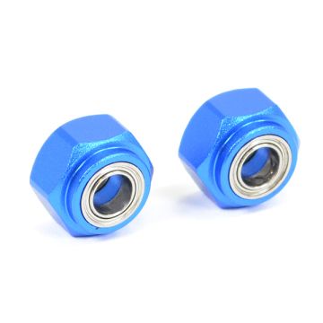 Fastrax Aluminium 1/10 RC Car Front Wheel 12mm Hex Adapters w/Bearing (2)