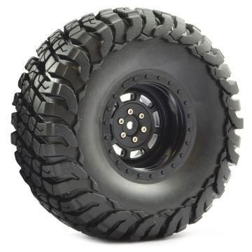 FASTRAX 1:10 CRAWLER GRANITE 2.2 SCALE WHEEL 140MM TYRE (BLACK)
