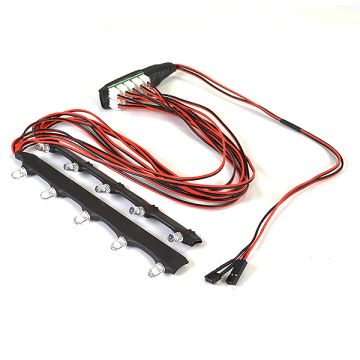 Fastrax 1/10 RC Car LED Light Strip Chassis Neons - White