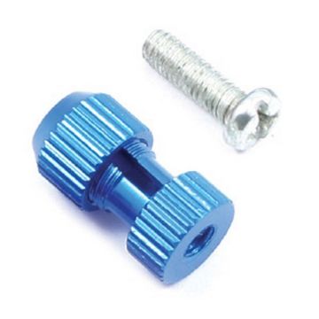Fastrax RC Car Boat Aluminium Aerial Antenna Mount - Blue