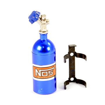 Fastrax RC Scale Model Car Aluminium NOS Nitrous Bottle & Mount - Blue