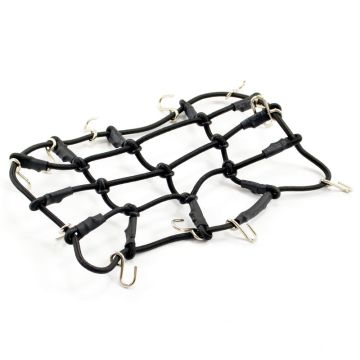 Fastrax RC Scale Model Car Luggage Net W/Hooks 130x110mm (Unstretched)