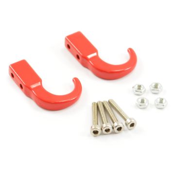 Fastrax RC Scale Model Car Metal Bolt-On Hooks 2pcs