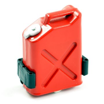 Fastrax RC Scale Model Car Painted Fuel Jerry Can & Mount
