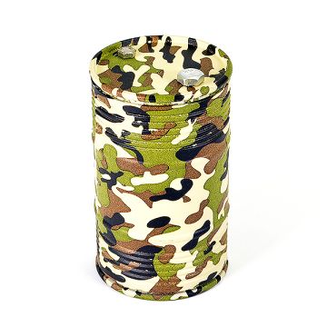 Fastrax RC Scale Model Car Aluminium Anodised Oil Drum W/Removable Lid - Camo