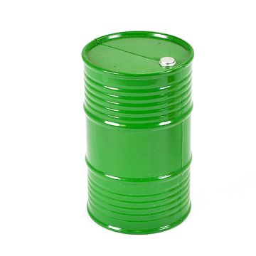 Fastrax RC Scale Model Car Painted Oil Drum - Green