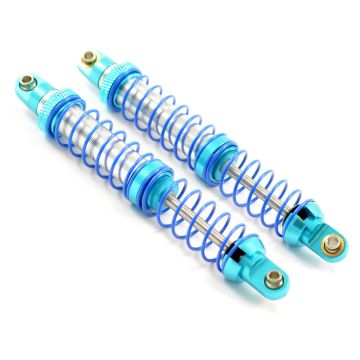 Fastrax RC Scale Model Car Double Spring Alloy Shock Absorbers 90mm