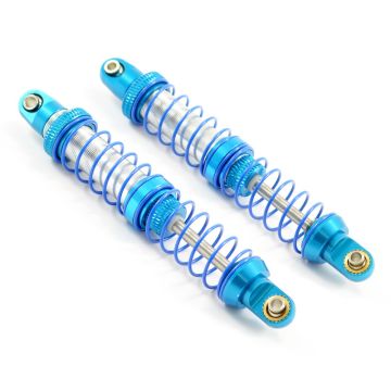Fastrax RC Scale Model Car Double Spring Alloy Shock Absorbers 100mm