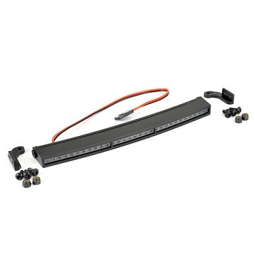 Fastrax RC Scale Model Car Moulded Curved Roof 32 Led Light Bar W/Mounts 145mm