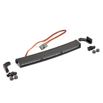 Fastrax RC Scale Model Car Moulded Curved Roof 24 Led Light Bar W/Mounts 118mm